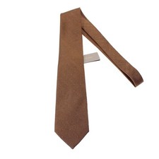 Tom Ford NWT Neck Tie in Brown with Tonal Polka Dots 100 Silk Made in Italy