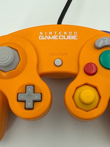 Official OEM Nintendo GameCube Controller Orange DOL-003 Japan - Excellent+ - Picture 4 of 12