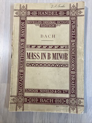 J.S. Bach: Mass In B Minor, BWV 232: III. Et In Unum Dominum Sheet