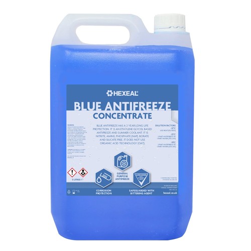 Hexeal BLUE ANTIFREEZE & COOLANT 5L 37 ºC High Concentrate/Longlife eBay