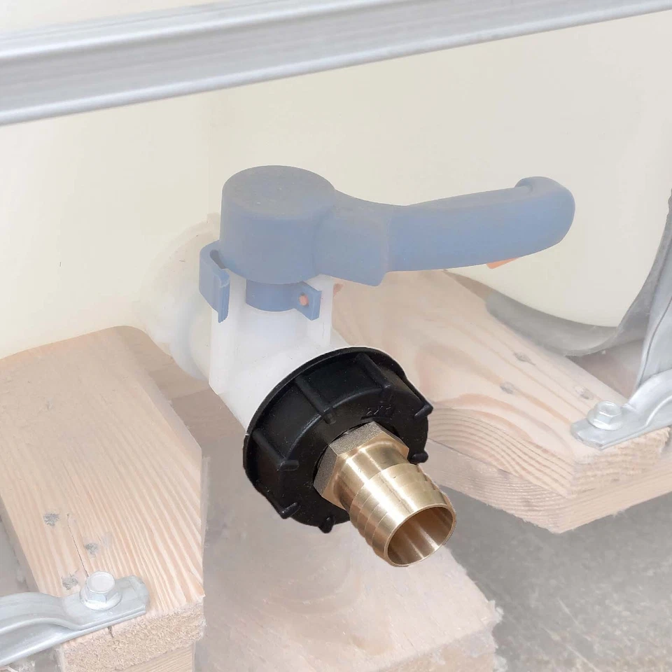 IBC Container Adapter Zubehör Kappe Deckel Tülle Auslauf Wasser Hahn Kamlok - Bild 3 von 3