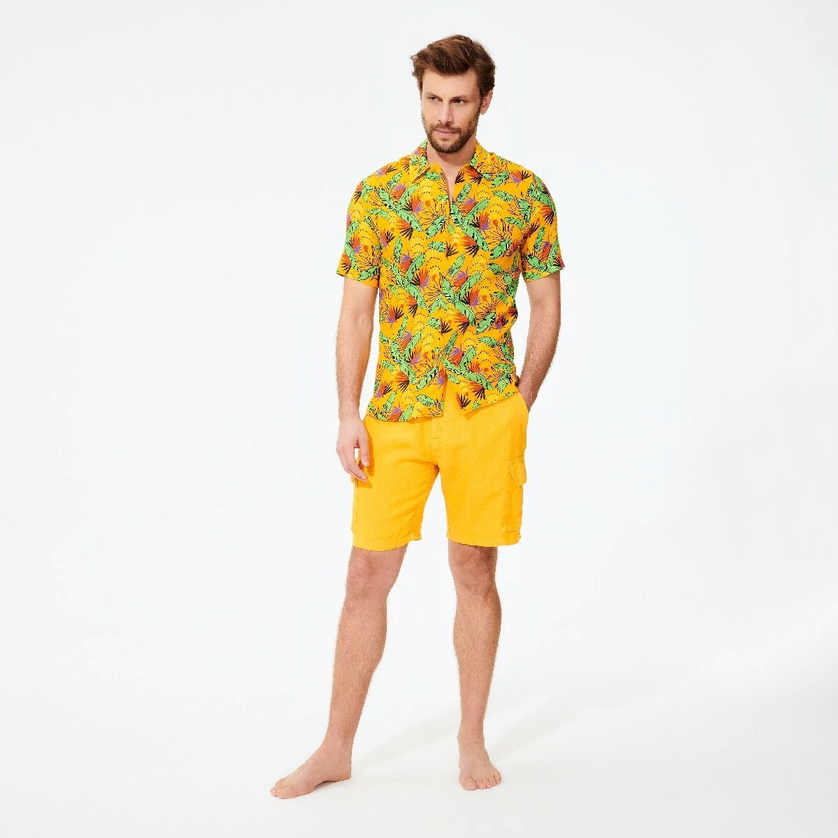 Vilebrequin Short Sleeve Charli Shirt / Floral Yellow / RRP £175
Opens in a new window or tab