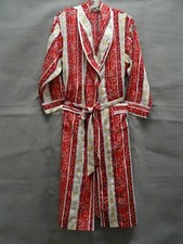 Victoria's Secret Robe Women Small Red Kimono Ladies Angelic Satin Belted Floral