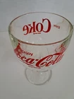 Vintage Coca-Cola Coke Thumb Print Goblet