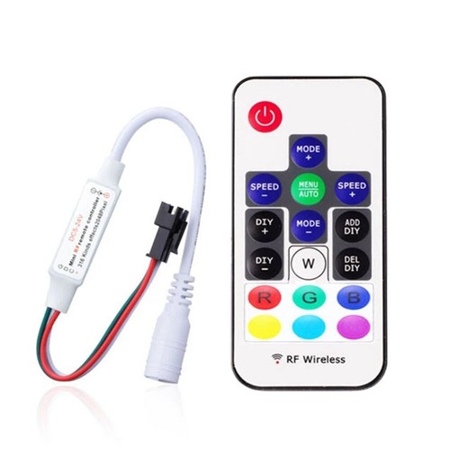 WS2811 WS2812B LED Pixels Strip Light Controller USB DC RF Remote Controller - Picture 23 of 38