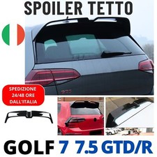 SPOILER "Oettinger Style" per G O L F  7 7.5 -> GTD / R  G T I  TETTO POSTERIORE