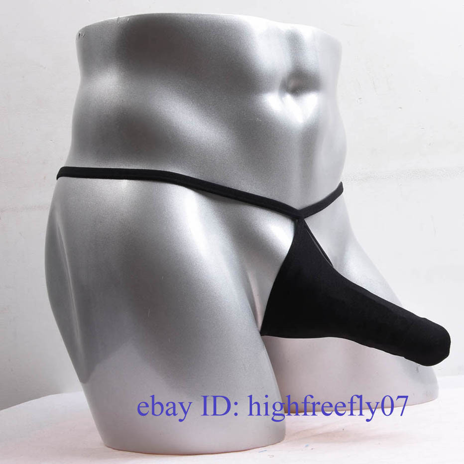 FEESHOW Herren seidige Slips Penishülle Elefantenrüssel Beutel Thong FEESHOW Herren seidige Slips Penishülle Elefantenrüssel Beutel Thong