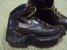      Timberland Premium Leather Boots Mens 9M Dark Amber 33134         