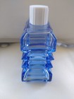 Vintage Parfumerie De Raymond Blue Glass Perfume Bottle Art Deco — photo 4