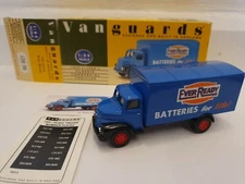 Vanguards 1:64 VA18000 LEYLAND COMET BOX VAN "EVER READY" BATTERIES FOR LIFE