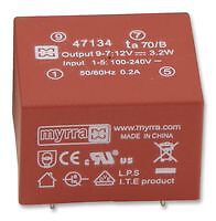 POWER SUPPLY, 12V, 5W, AC / DC PCB Mount Power Supplies | 47154 - Picture 2 of 2