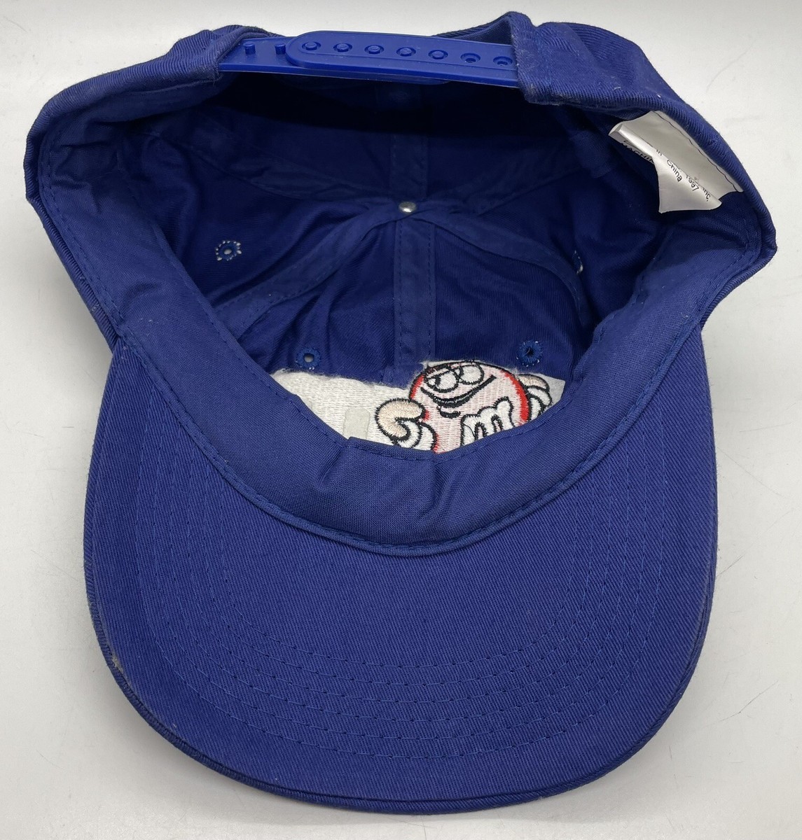 Vintage M&Ms Snapback Hat 90s Cap Rare Blue Original Candy Promo
