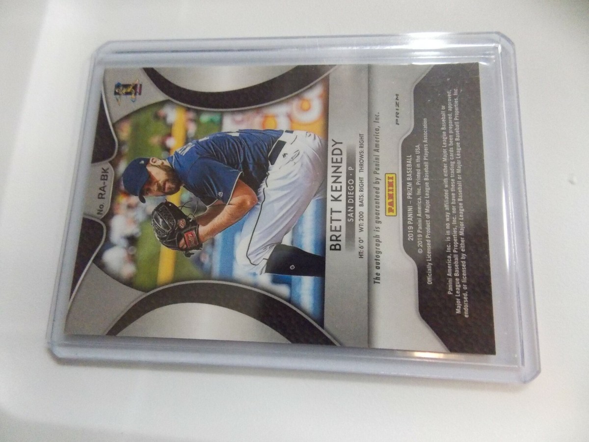 2019 Panini Prizm - Rookie Autographs Brett Kennedy #RA-BK Blue