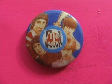THE WHO VINTAGE BUTTON PIN BADGE UK IMPORT  W...Y      GROUP