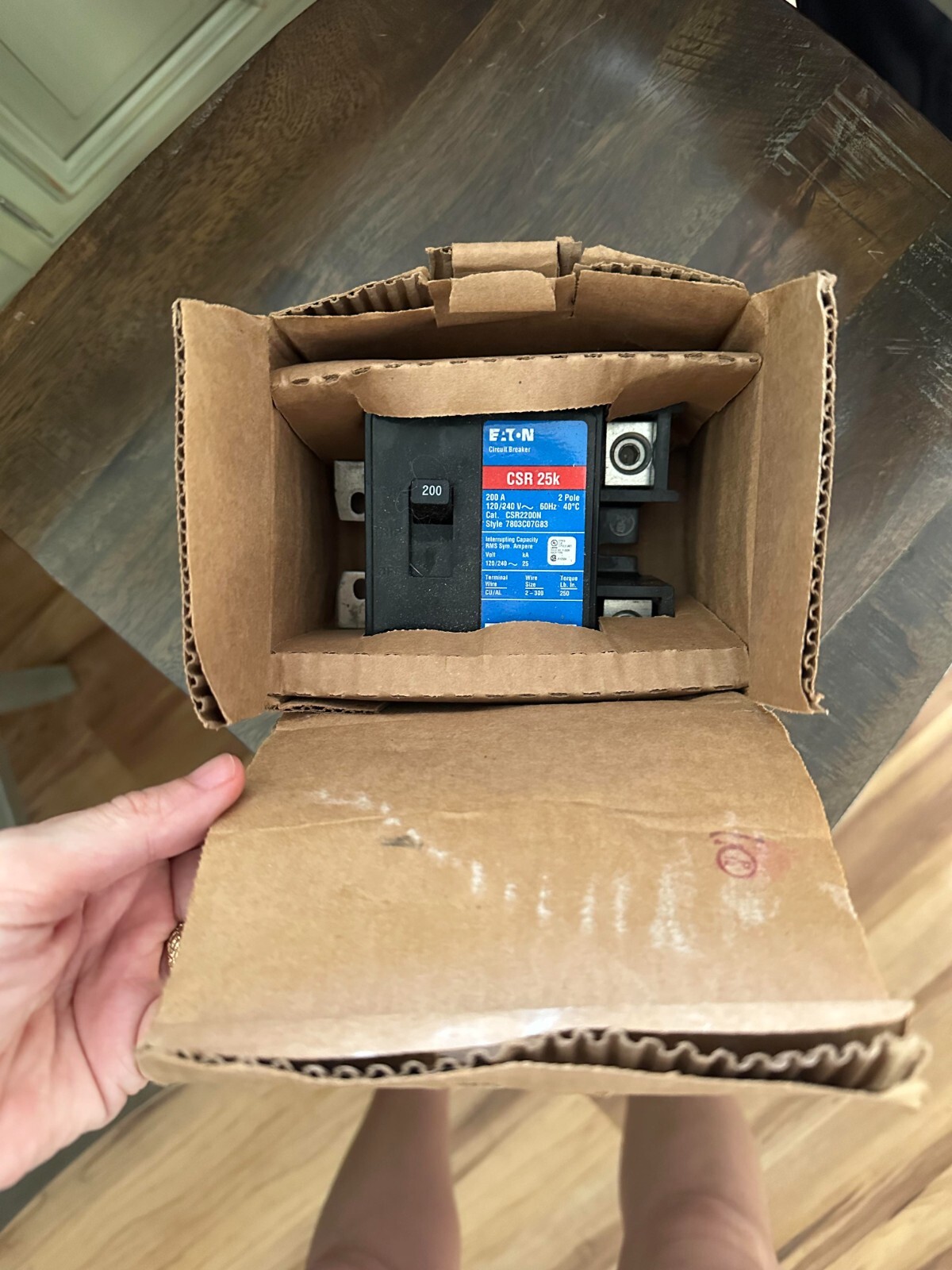 Eaton CSR2175N 25K 2Pole 175A Main Circuit Breaker 120/240V 175 Amp eBay