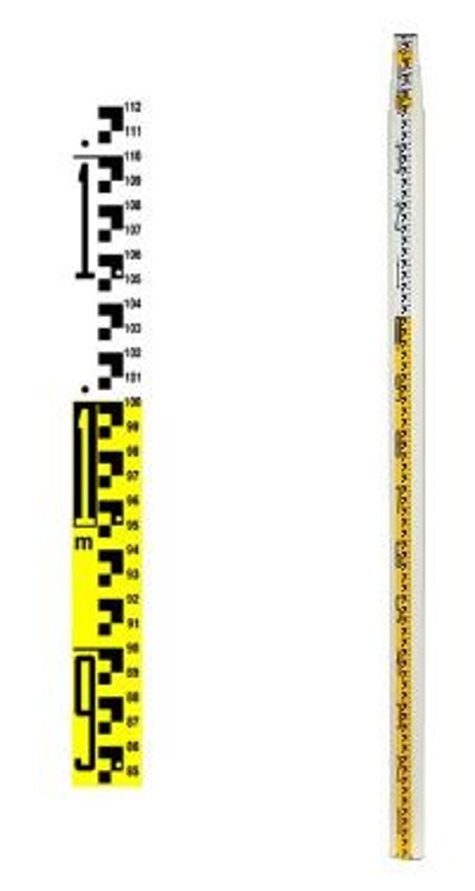 Crain Leveling Crain / Seco SVR 7.6m - 0.5 CM Metric Fiberglass Leveling Rod - 25 ...