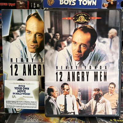 12 Angry Men 1957 DVD w / Slipcover Henry Fonda Jack Klugman