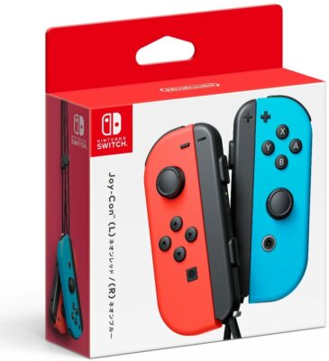 NINTENDO SWITCH Joy-Con Neon Red and Neon Blue Controller