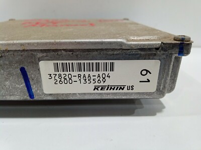2003-2004 Honda Accord MT Manual 5 Speed ECM ECU PCM 37820-RAA-A04