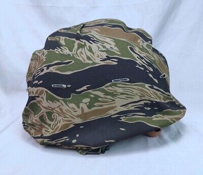 VIETNAM WAR US ARMY TIGER STRIPE CAMO CAMOUFLAGE M1 HELMET COVER CAP ,no  helmet