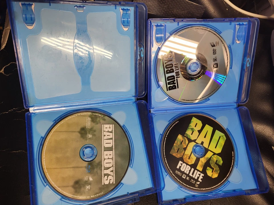 LOT OF 2: Bad Boys [BLU-RAY] + BAD BOYS FOR LIFE [Blu-ray+ DVD] - Image 2 of 2
