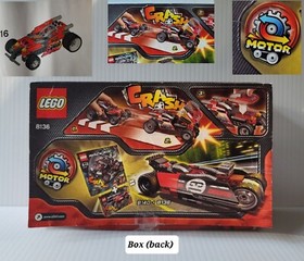 LEGO Racers #8136  Fire Crusher (2007) 100% Complete with Box + Instructions 