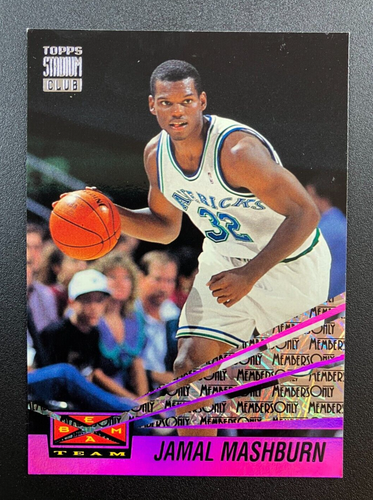 1993-94 Topps Stadium Club - Beam Team #22 Jamal Mashburn Mavericks NM