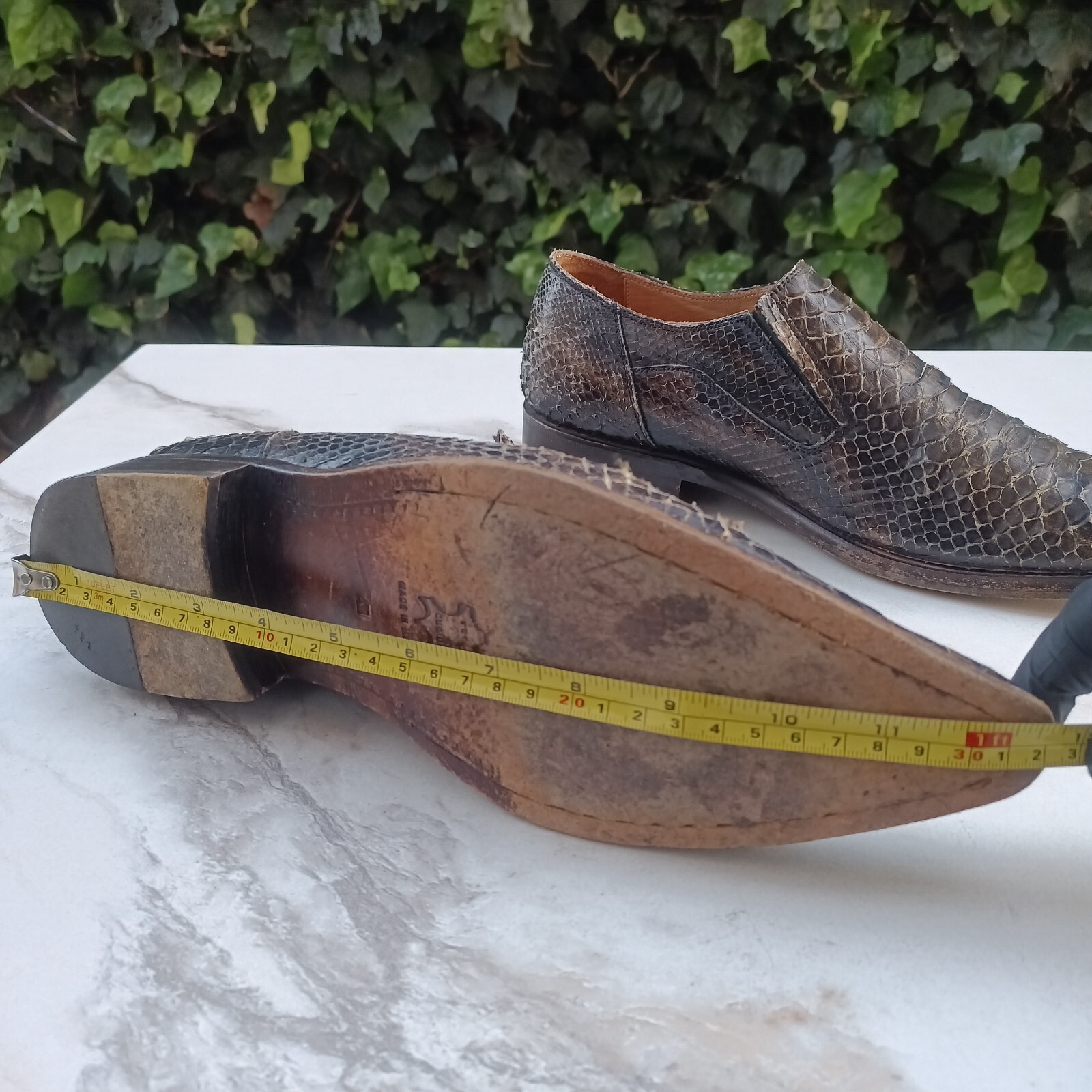 Leonardo Divisi Genuine Exotic Python Loafers Bla… - image 16