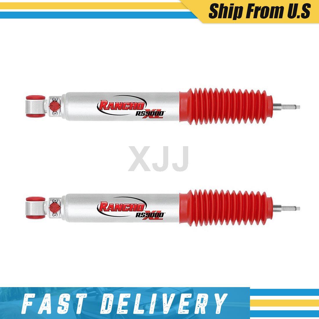 パーツ RANCHORS9000 Rancho RS9000 Adjustable Shocks Rear for 83-91 Montero 4WD