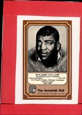 1975 Fleer Immortal Roll #84 Dick Lane EX/NM Lions ID:57494