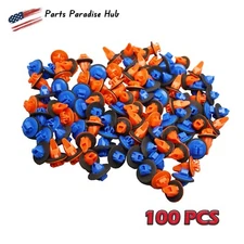 100PCS Fits For 05-15 Toyota Tacoma 75495-35010 Fender Flare Retainer Clips