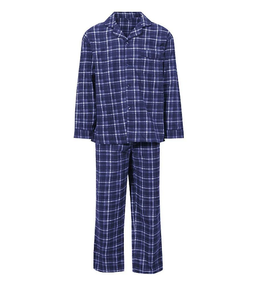 Mens Champion Kingston Brushed Cotton Pyjama Set Sizes S up to 5XL  Winceyette