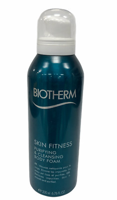 Biotherm Skin Fitness Purifying & Cleansing Body Foam (200mL/6.76Oz) NEW See Pic