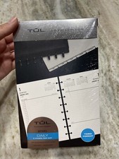 TUL Discbound Daily Refill Pages, Planner Pages, Jan-Dec 2020 Timed Format-NEW