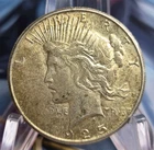 1925-S $1 Peace Dollar 90% Silver San Francisco US Coin - BETTER DATE!