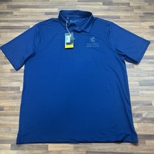 Under Armour Performance Polo Shirt Mens Size XL Loose Navy Blue Golf Tech NWT