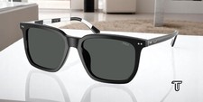 POLO PH4224U 500187 Shiny Black Dark Grey 55 mm Men's Sunglasses