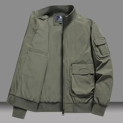 Cotton Flight Jackets for Men Spring and Autumn New Loose Oversized Men's Clothi