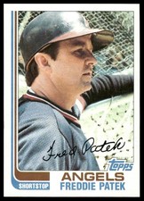 1982 Topps #602 Freddie Patek California Angels