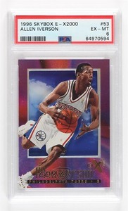 1996-97 Skybox E-X2000 Allen Iverson #53 PSA 6 Rookie RC HOF