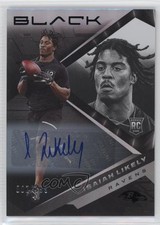 2022 Panini Black Rookies Auto 7/199 Isaiah Likely #182 Auto 1u6