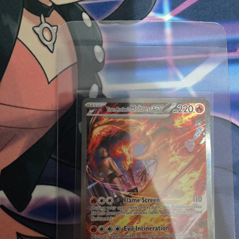Team Rocket’s Moltres ex 229/182 SIR Pokémon TCG (Destined Rivals) NM-MT - Image 3 of 4