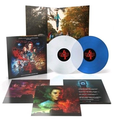STRANGER THINGS 4 VOL.1 (OST) KYLE DIXON & MICHAEL STEIN 2LP blau/klar + Poster 