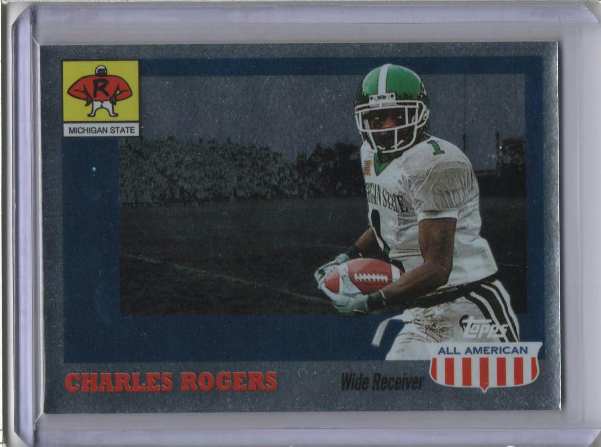 Charles Rogers Topps All-American #112 Foil