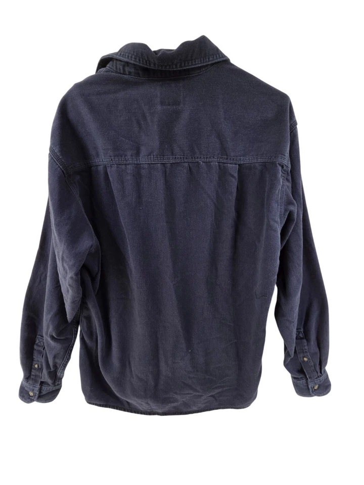 Carhartt FR Shirt Mens M Blue 29420 Flame Resistant Workwear Button Down Work - Image 4 of 4