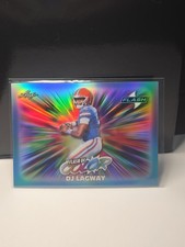 Leaf Flash of Color DJ Lagway 1/1 Parallel Football Trading Card