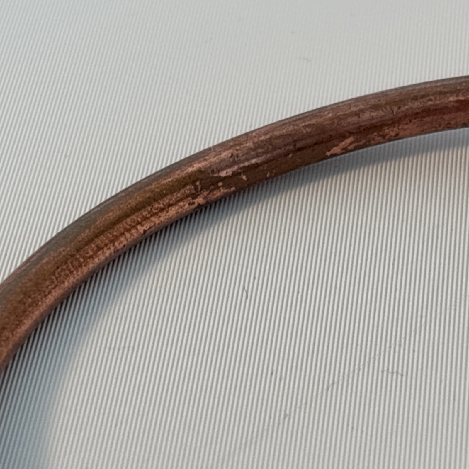 Solid Copper Bracelet With Ball Ends Pre-Owned Vi… - image 9