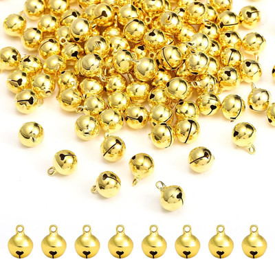 Naler 120 Stück Kleine Glöckchen 12 Mm Glöckchen Aus Metall Jingle Bells Für Wei