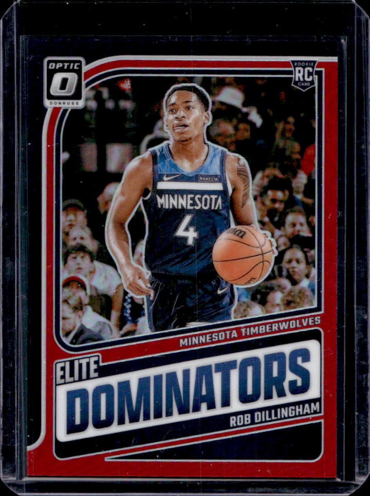 2024-25 Panini Donruss Optic Rob Dillingham Elite Dominators RC Red Rookie #/99