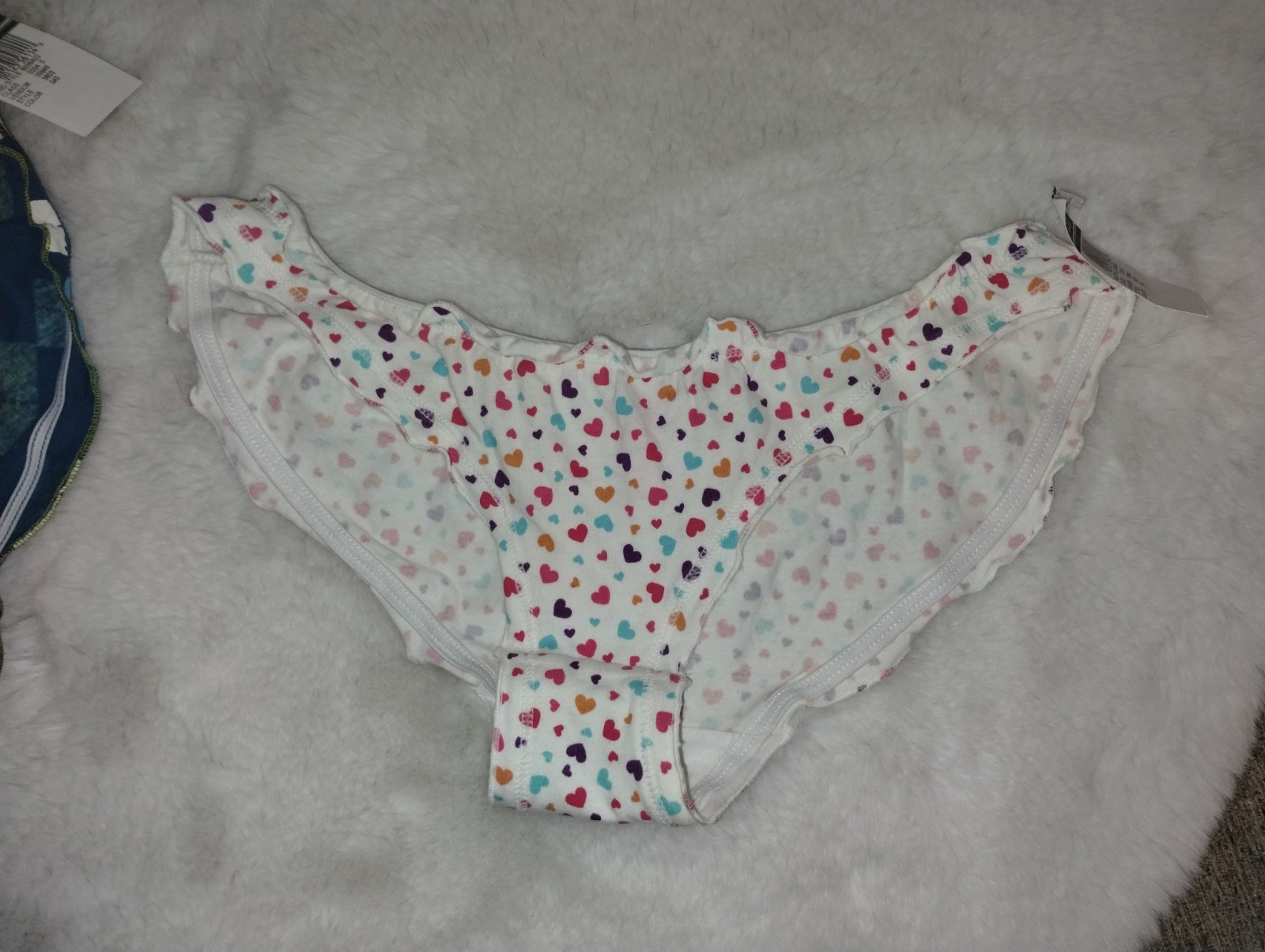 Rue21 Juniors Two-piece Panty Set Size Medium New With Tags Plaid, Hearts image 3